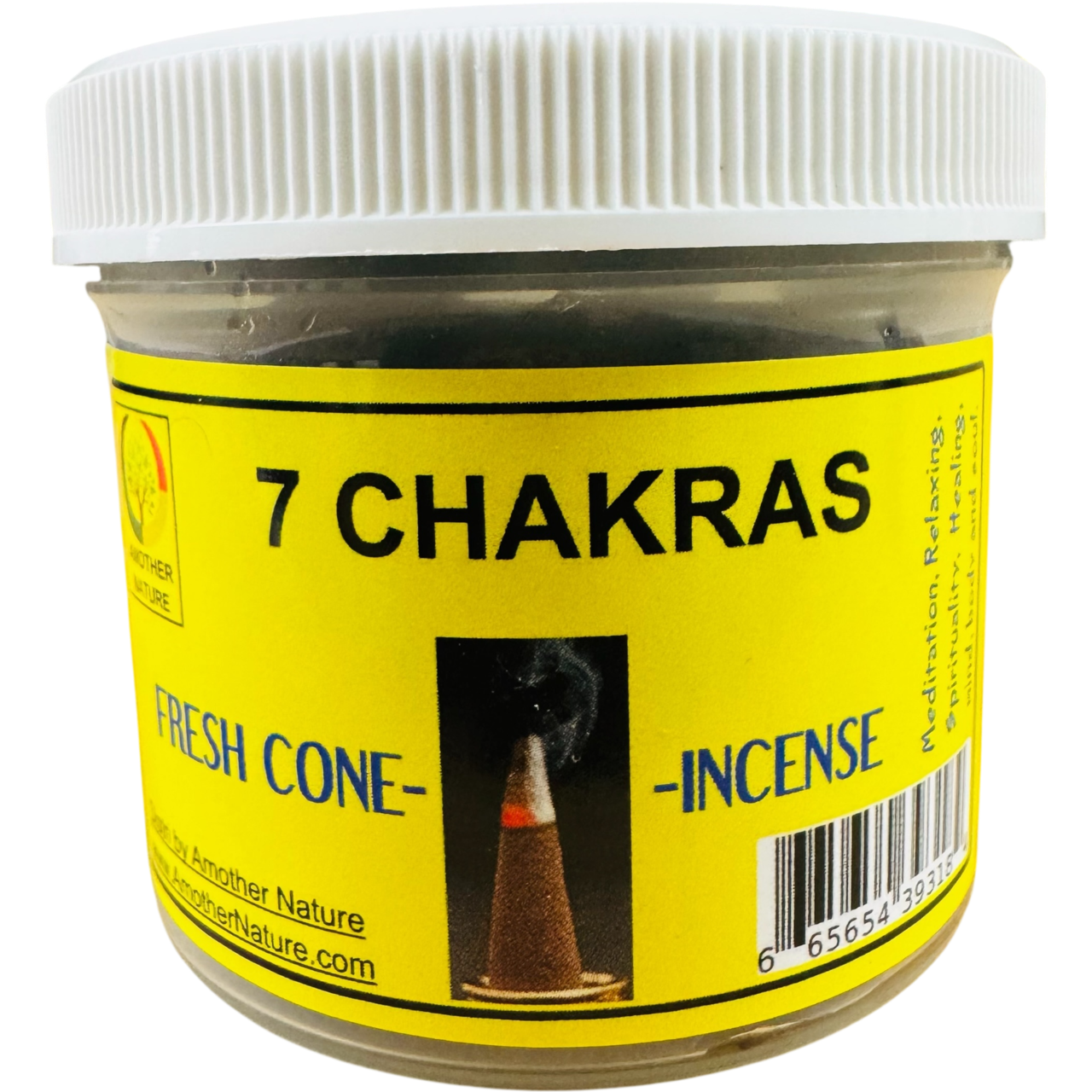 7 Chakras Cone Incense (4 Jars) @ $2.99/each