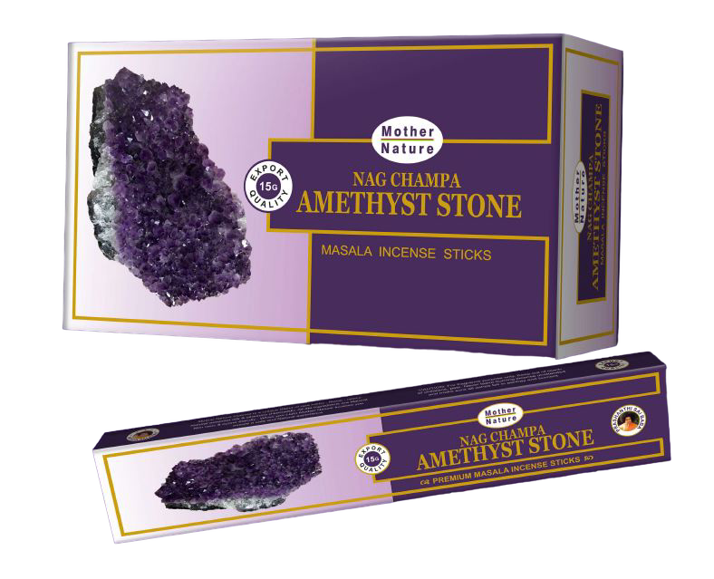 Amethyst Incense (12 Packs per Box)