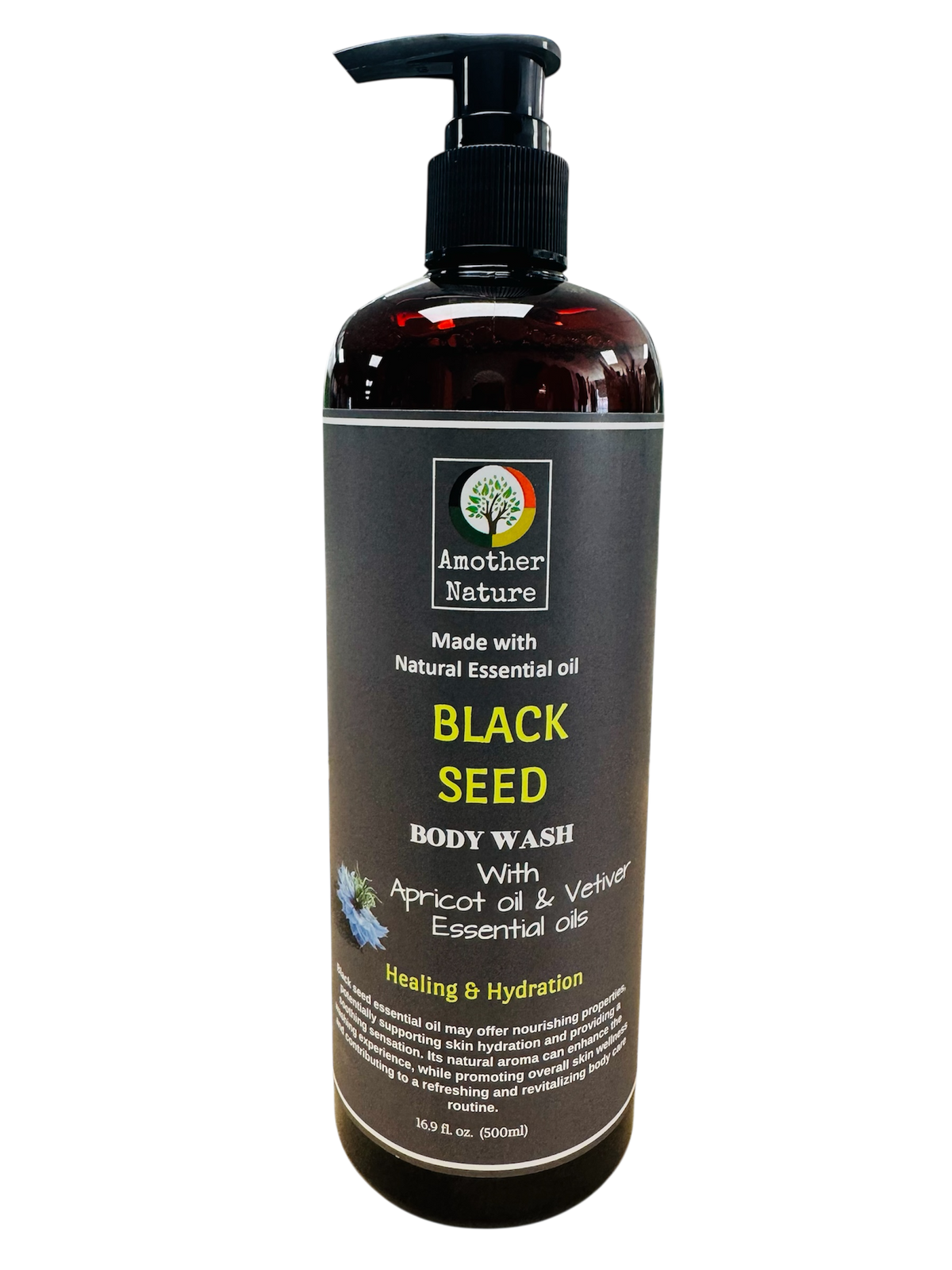 Black Seed -Body Wash Infuse with Apricot oil & Vetiver Essential oil -(6 Pieces) @ $4.75/each