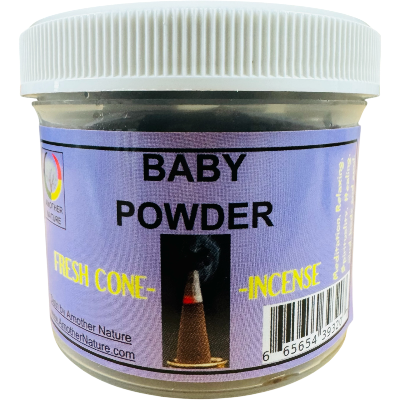 Baby Powder Cone Incense (4 Jars) @ $2.99/each