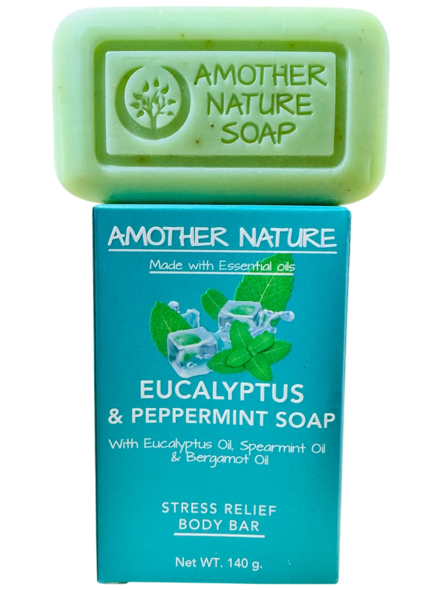 Eucalyptus & Peppermint Soap -Stress Relief Body Bar -(6 Pieces)