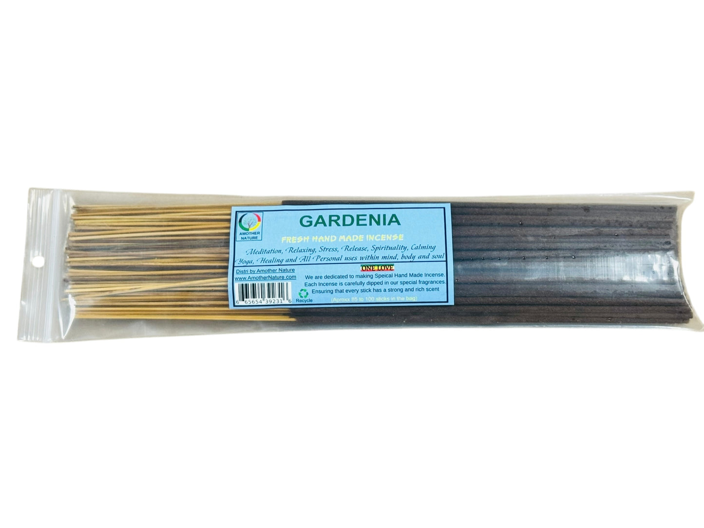 Gardenia Incense -Fresh Hand Made (85-100 Sticks per Pack)- (4 Packs) @ $2.99/pack