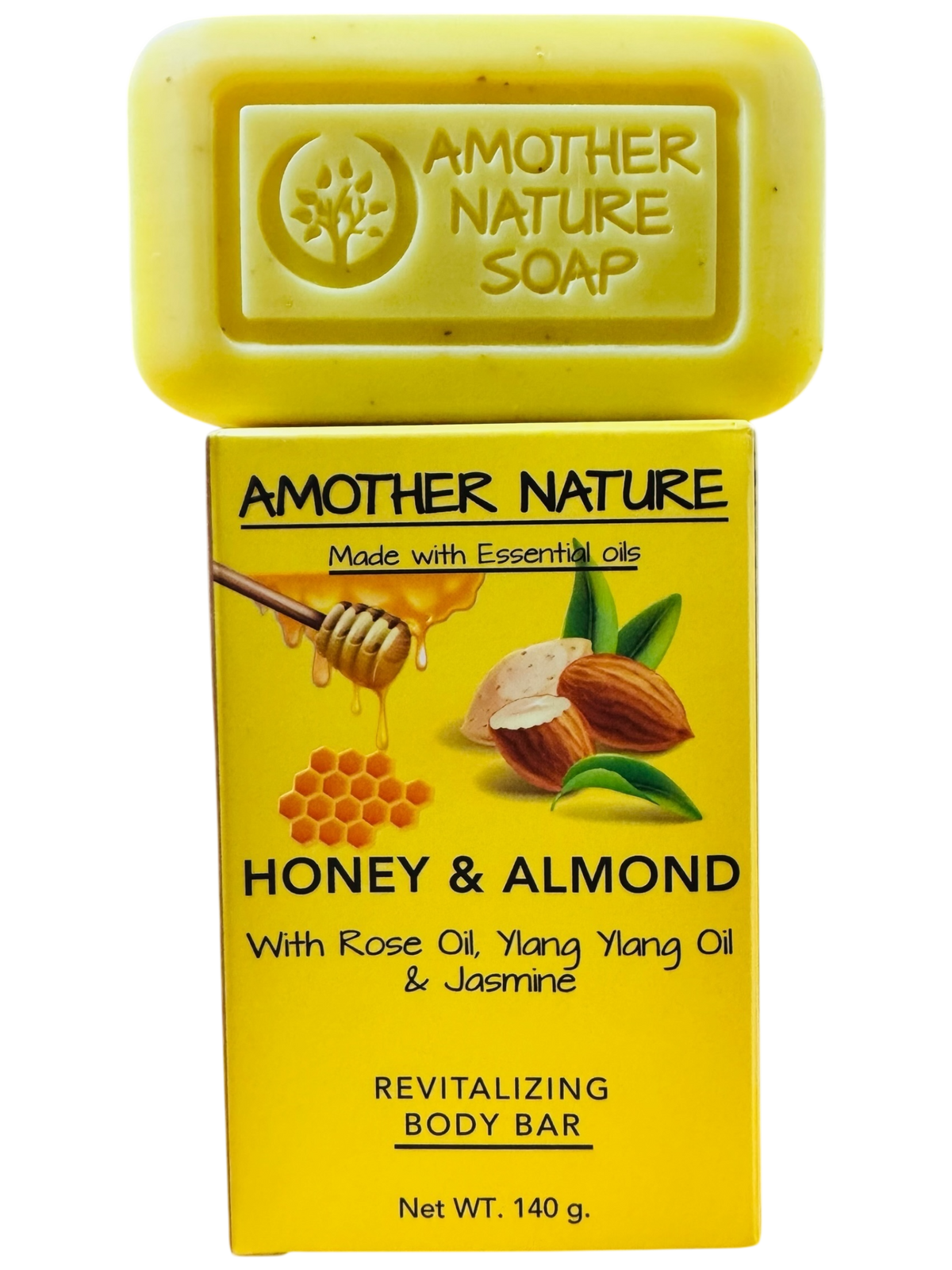 Honey & Almond Soap -Revitalizing Body Bar -(6 Pieces)