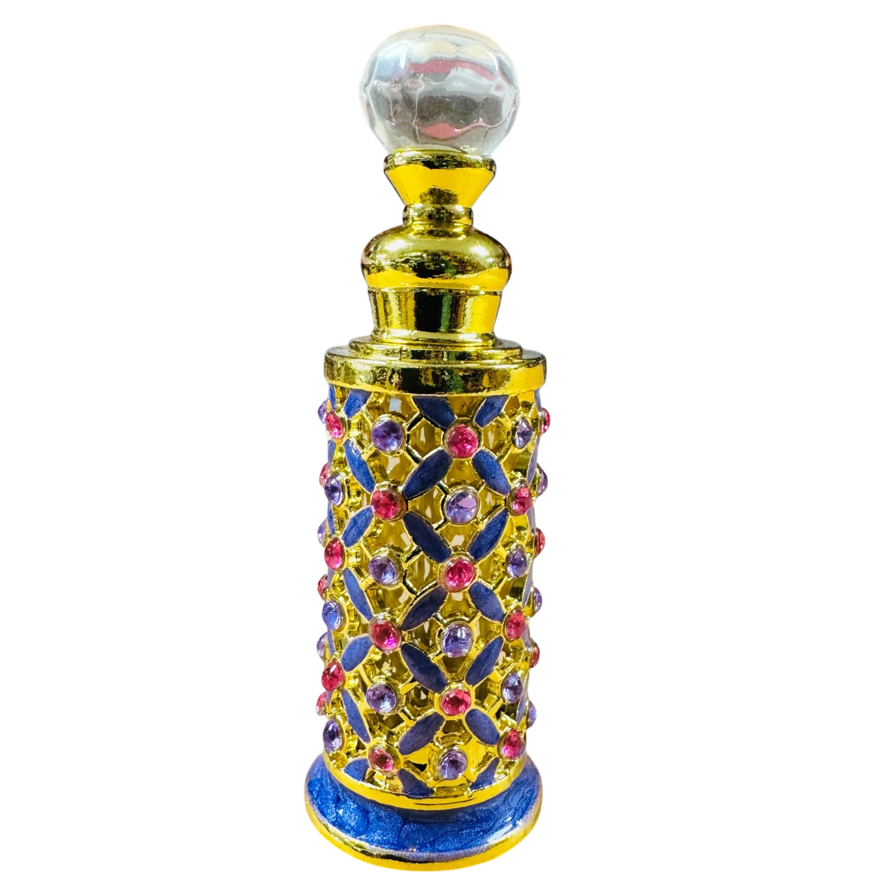 12ML Fancy Pink Traditional Antique Style Bottle -(6 Bottles) @ $5.50/each