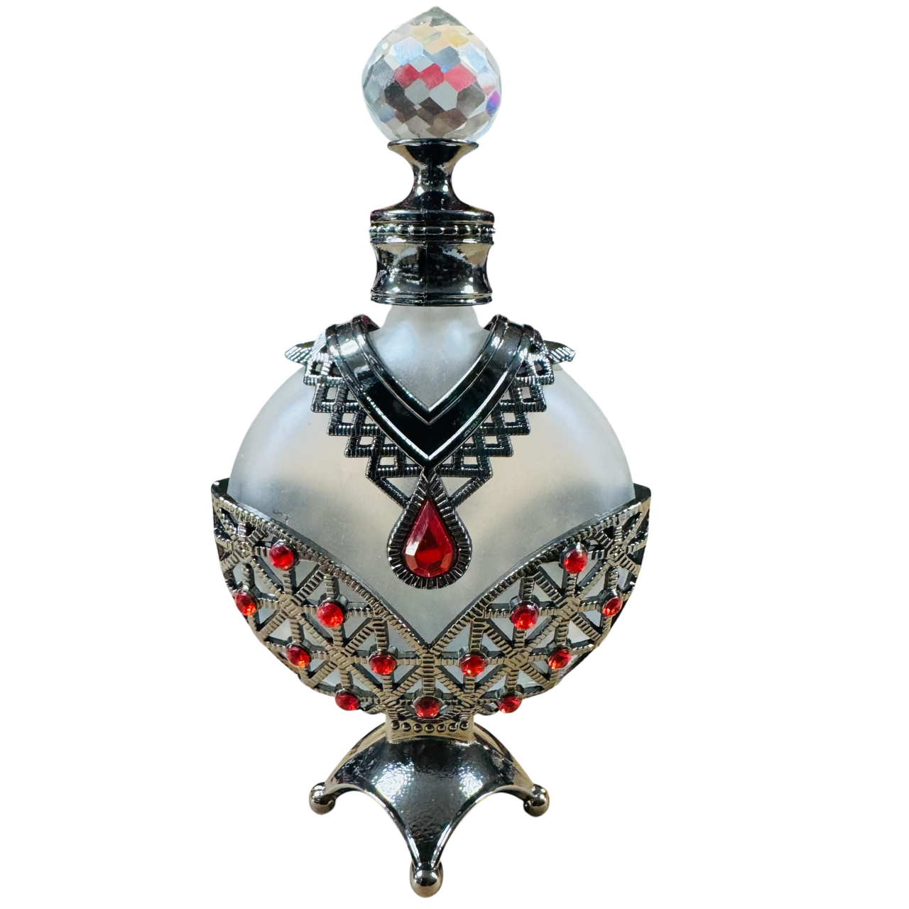 30ML Fancy Gray Traditional Antique Style Bottle-(6 Bottles) @ $6.50/each
