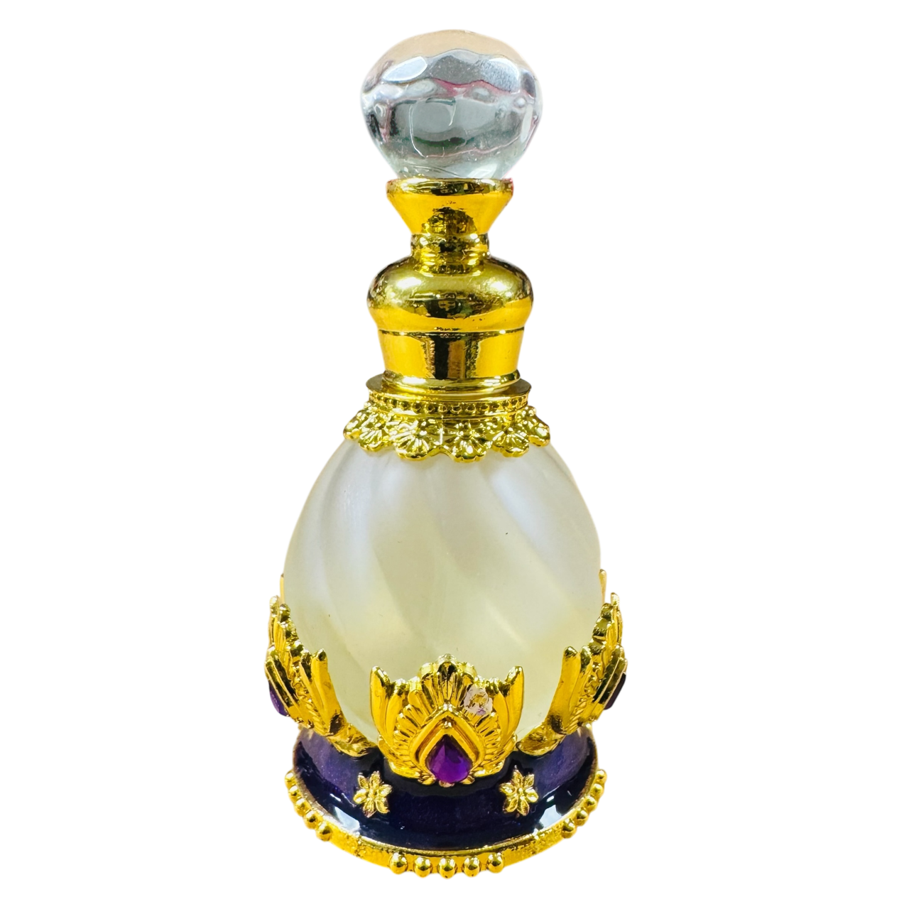15ML Fancy Purple Traditional Antique Style Bottle -(6 Bottles) @ $5.50/each