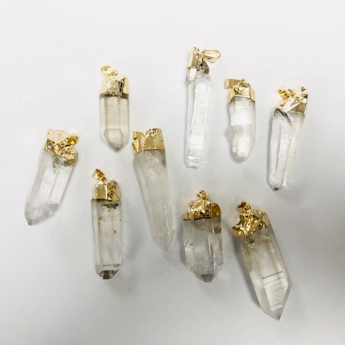 Pendants Crystal Point -(6 Pieces) @ $3.67/each