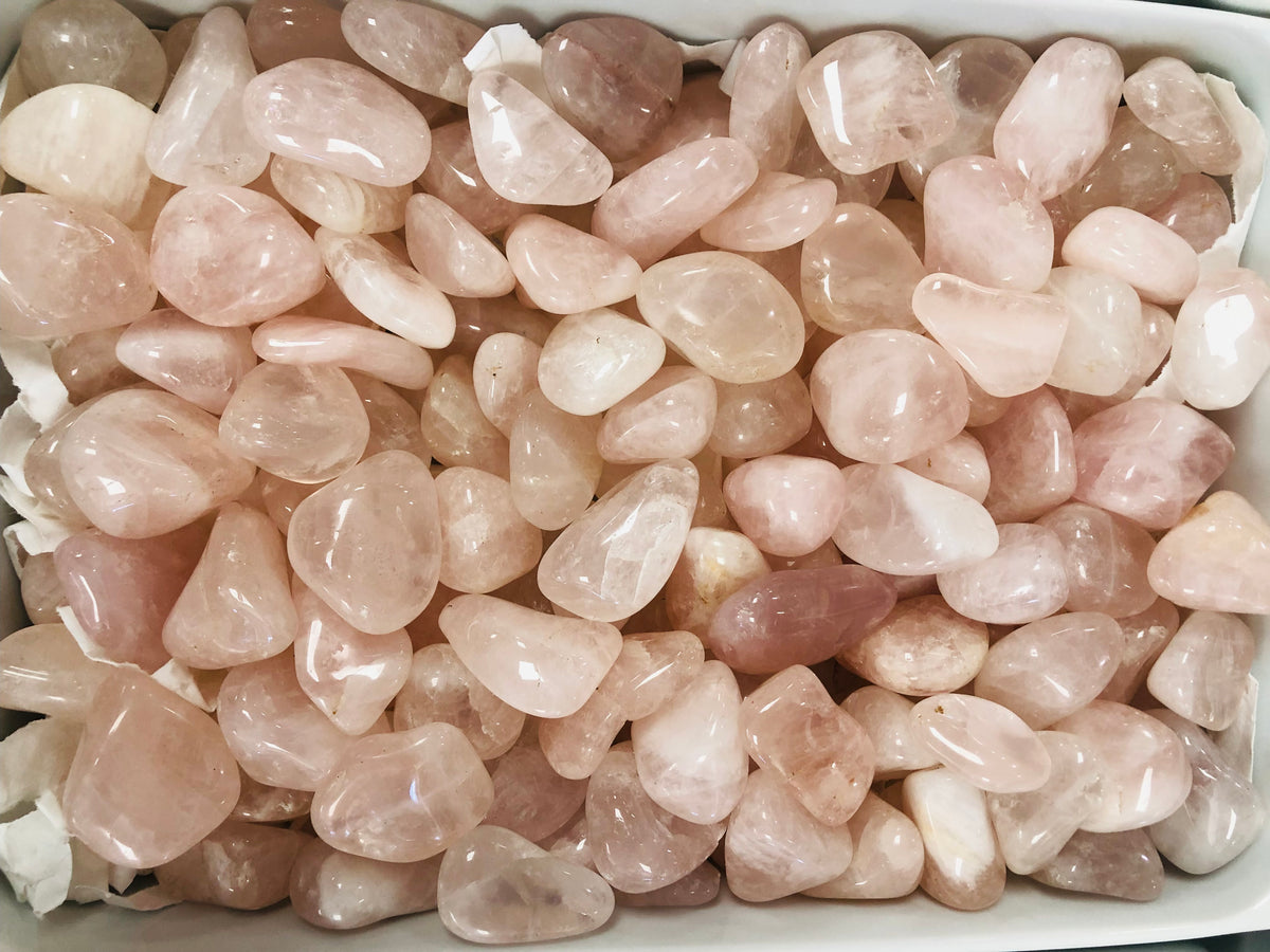 Rose Quartz Tumble Stone- (1 Pound)