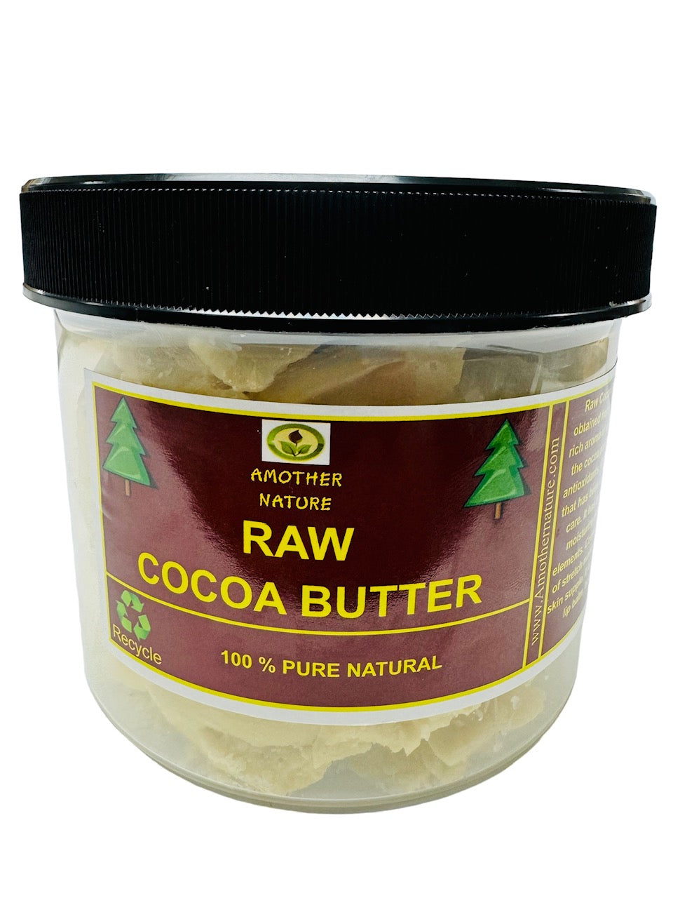 Raw Cocoa Butter -(1 Pound Jar) -(3 Jars) @ $9.99/each