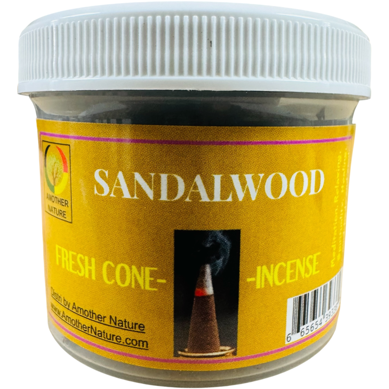 Sandalwood Cone Incense (4 Jars) @ $2.99/each
