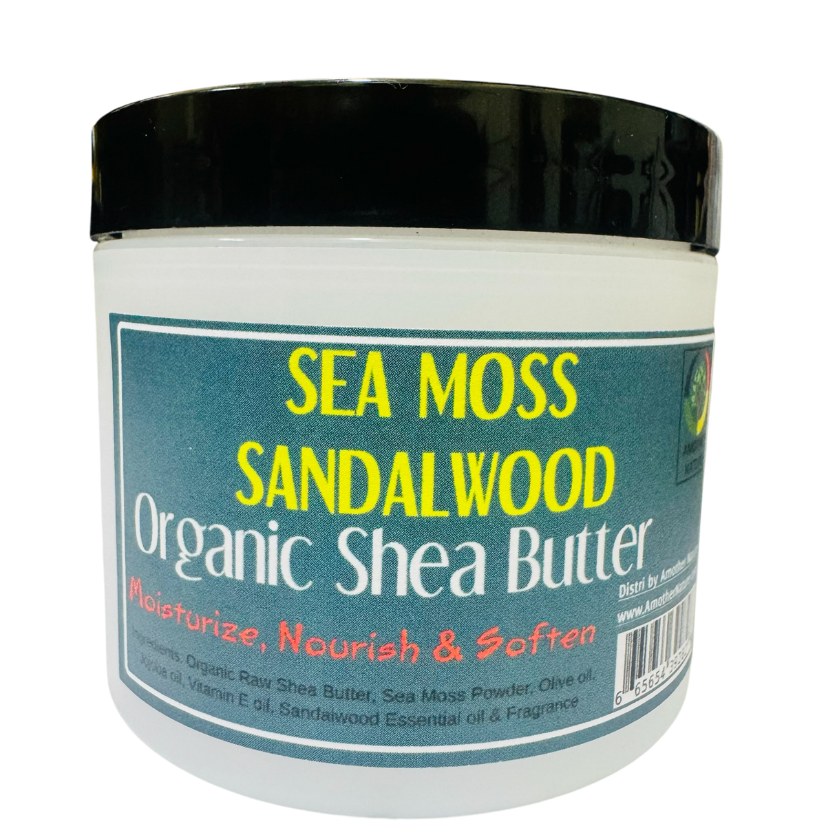 Sea Moss & Sandalwood -Organic Shea Butter Whipped -(6 Pieces) @ $4.75/each