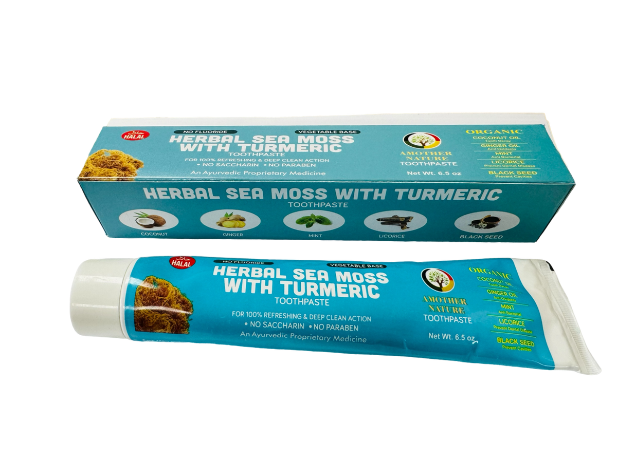 Herbal Sea Moss Turmeric Toothpaste - (12 Pieces) @ $1.99/each