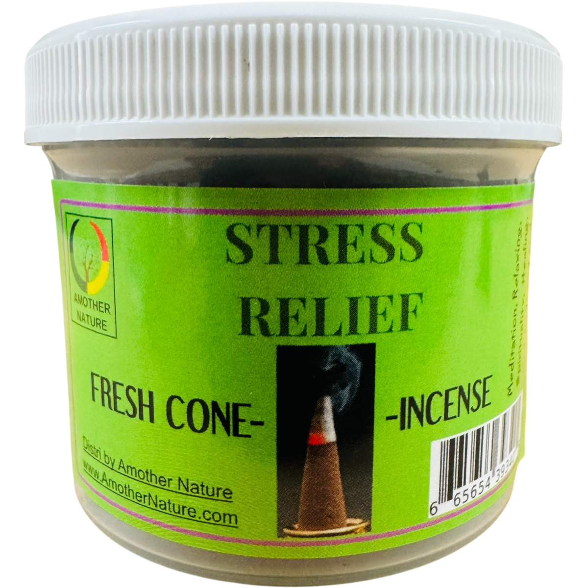 Stress Relief Cone Incense (4 Jars) @ $2.99/each