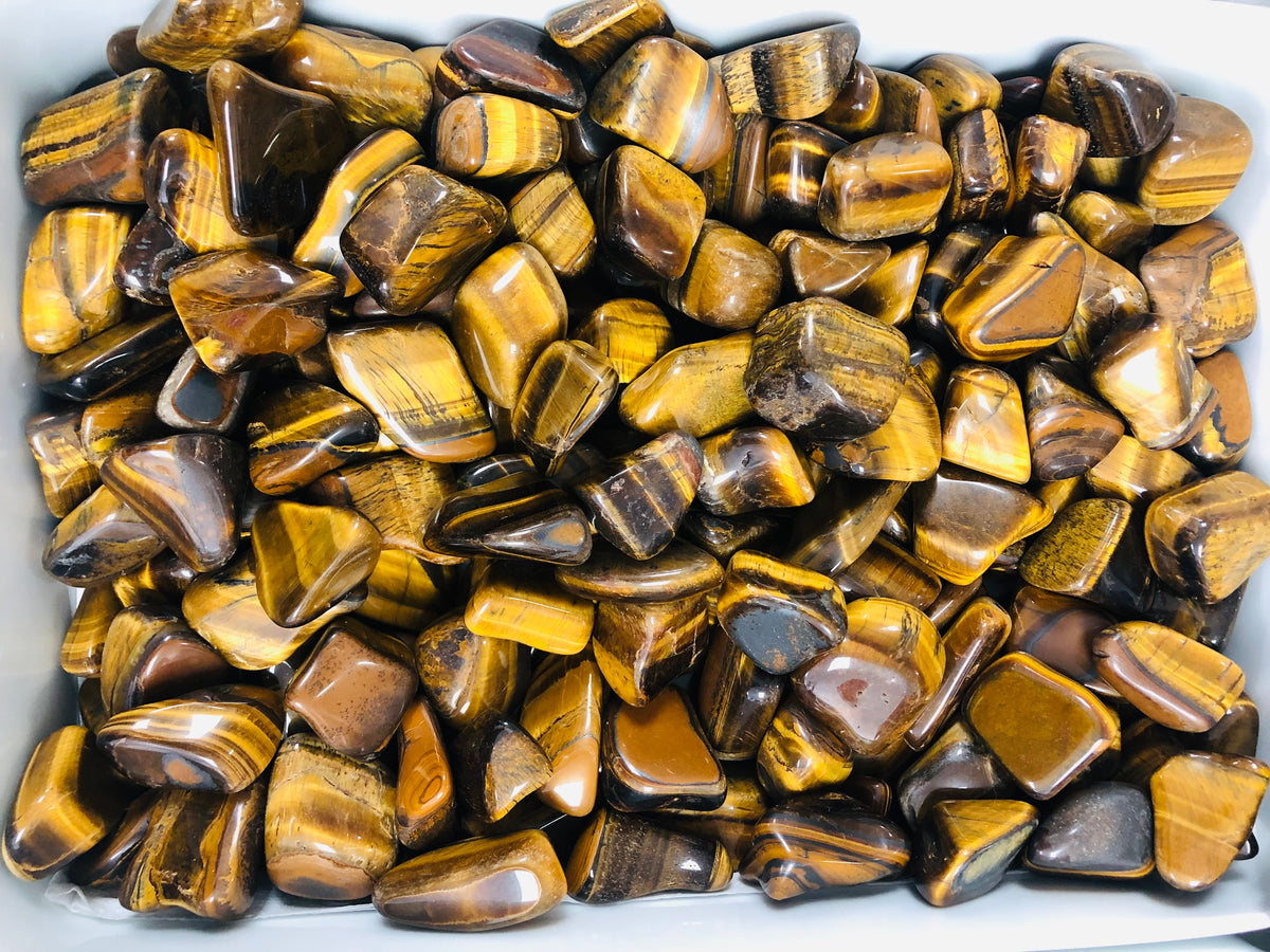 Tiger Eyes Tumble Stone- (1 Pound)