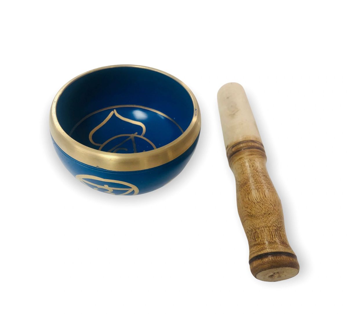 Traditional Singing Bowl Blue 3.4" Inch- (3 Pieces) @ $12.75/each