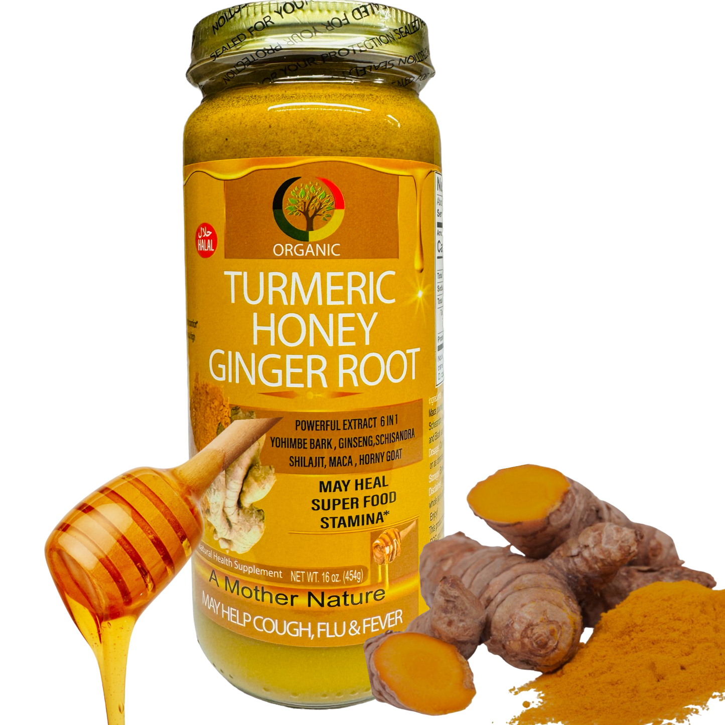 Turmeric Honey Ginger Root