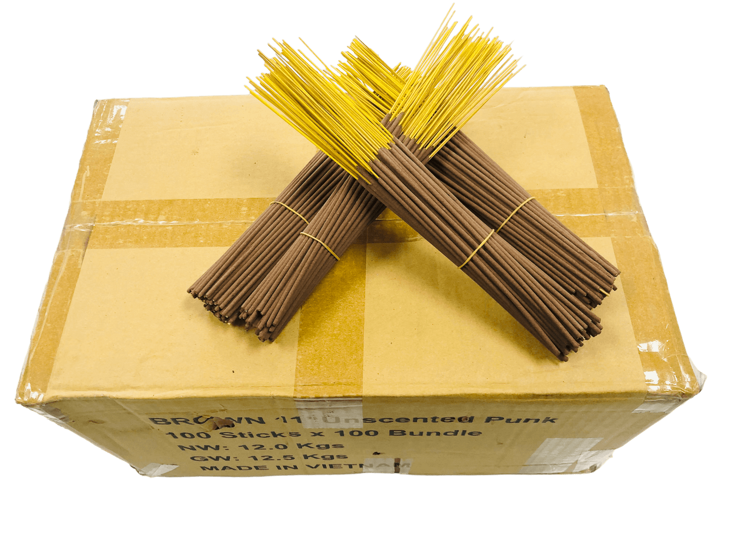 Unscented Incense Sticks 11" (Natural Color) (1 Case)