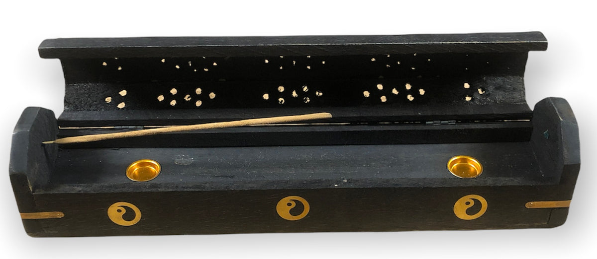 Incense Burner -Black Color Coffin Box Style -(12 Pieces) @$3.33/each (Copy)