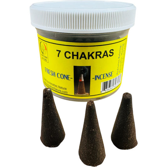 7 Chakras Cone Incense (4 Jars) @ $2.99/each