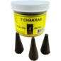 7 Chakras Cone Incense (4 Jars) @ $2.99/each