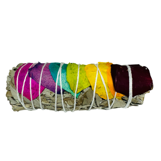 7 Chakras White Sage 4 Inch -(12 Pieces)