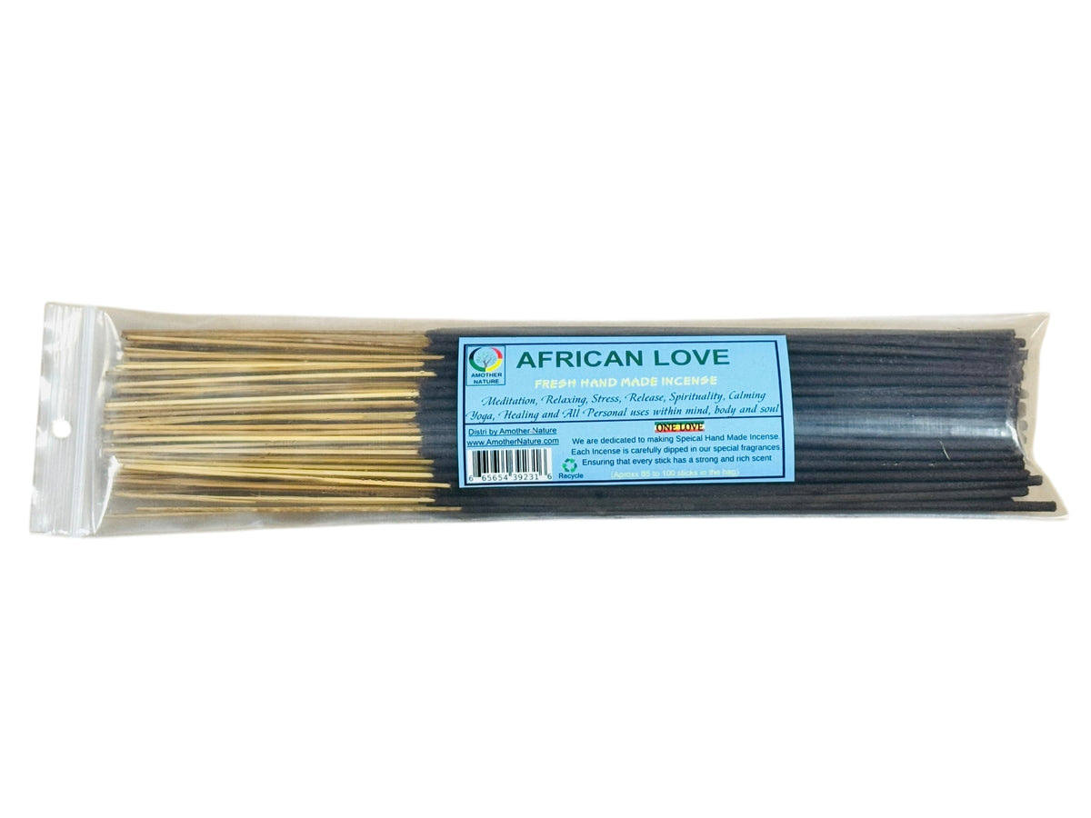 African Love Incense -Fresh Hand Made (85-100 Sticks per Pack)- (4 Packs) @ $2.99/pack