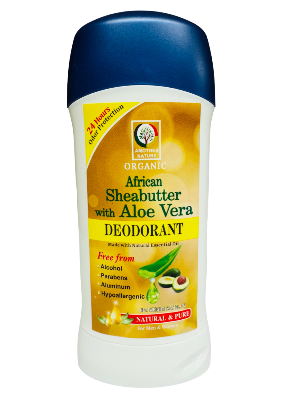 African Shea Butter with Aloe Vera Deodorant Organic- (6 Pieces) @ $3.50/each