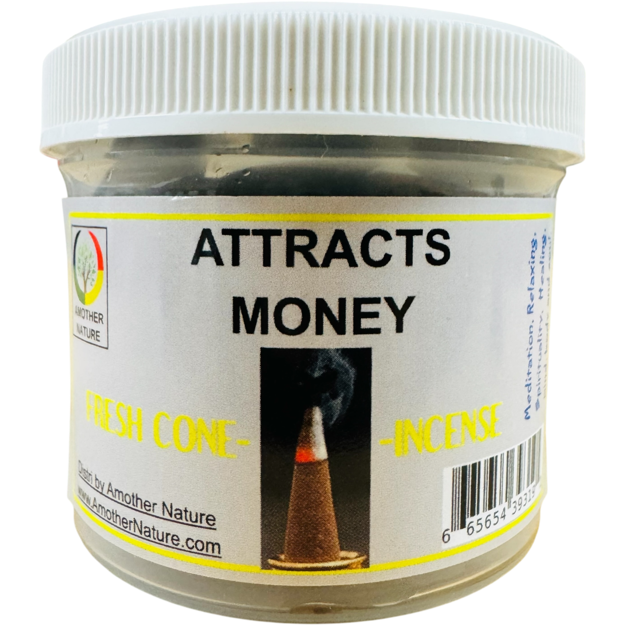 Attracts Money Cone Incense (4 Jars) @ $2.99/each