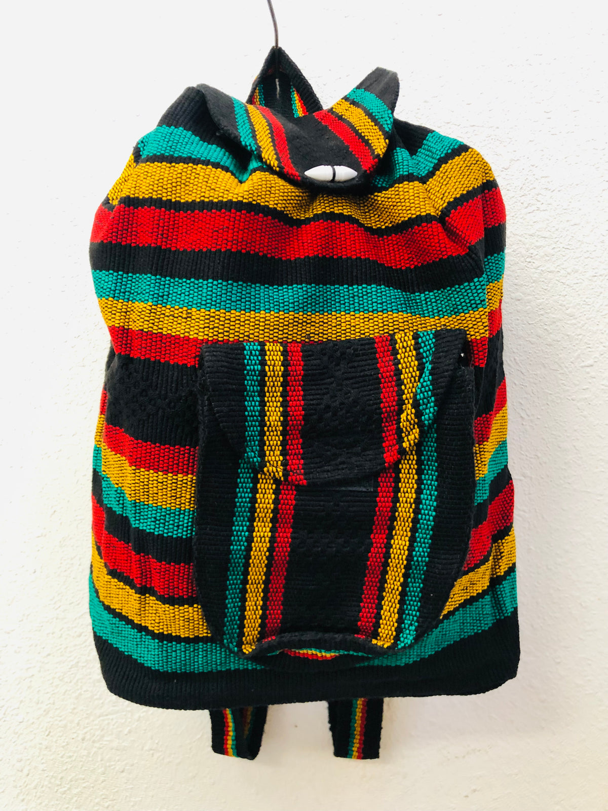 Aztec Bagpack Rasta Color - (4 Pieces) @ $9.50 each