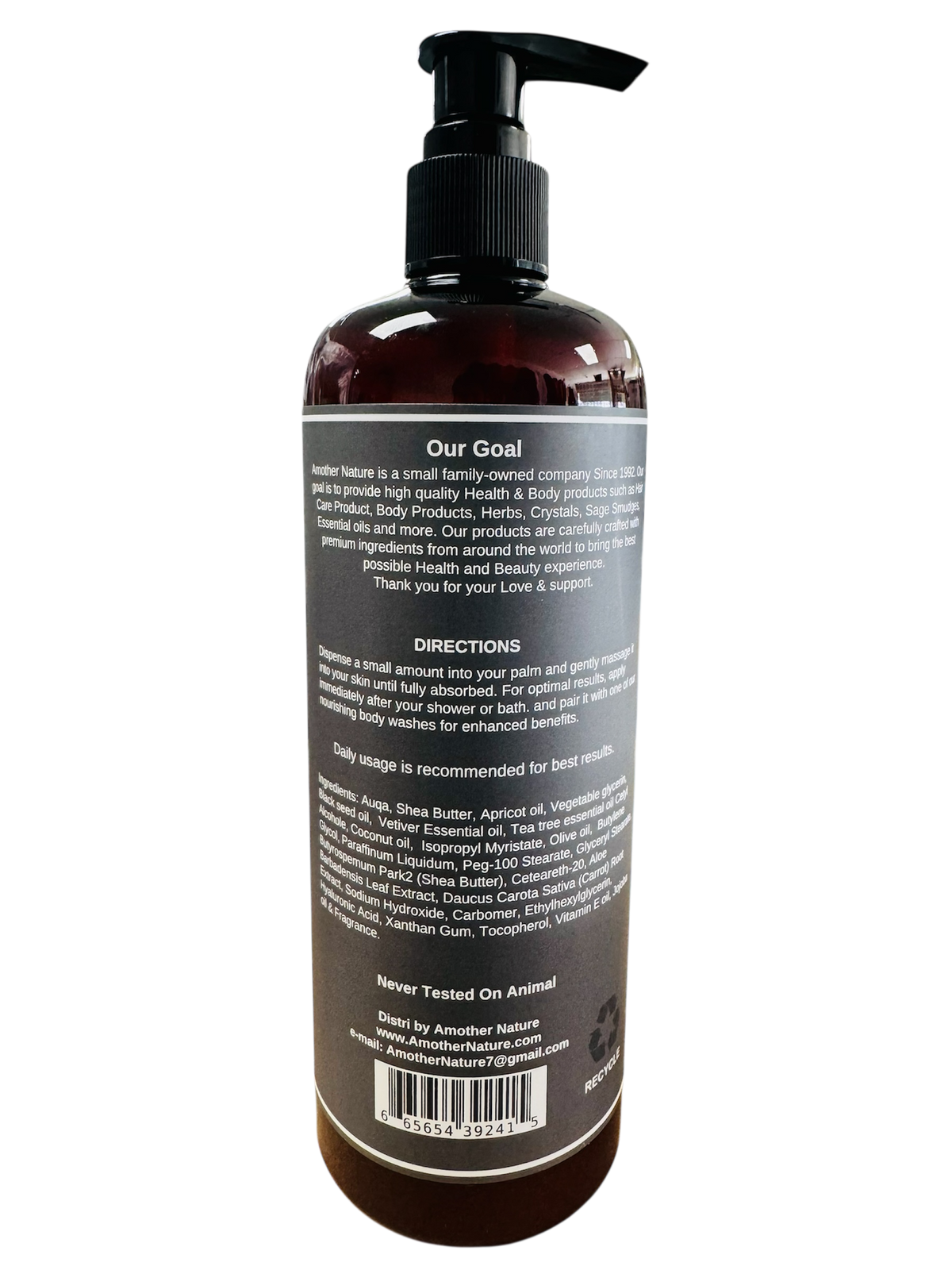 Black Seed -Body Lotion Infuse with Apricot Oil & Vetiver Essential Oil -(6 Pieces) @ $4.75/each