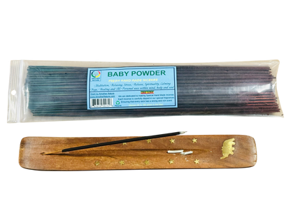 Baby Powder Incense -Fresh Hand Made (85-100 Sticks per Pack)- (4 Packs) @ $2.99/pack