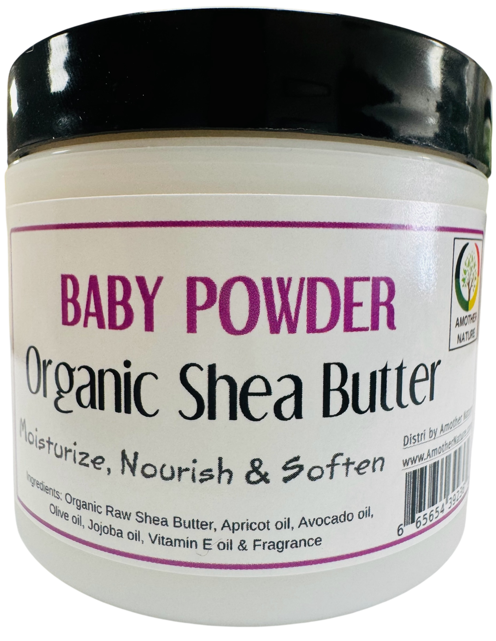 Baby Powder -Organic Shea Butter Whipped -(6 Pieces) @ $4.75/each