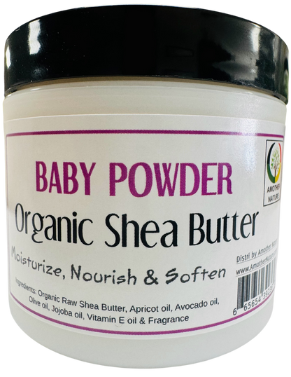 Baby Powder -Organic Shea Butter Whipped -(6 Pieces) @ $4.75/each