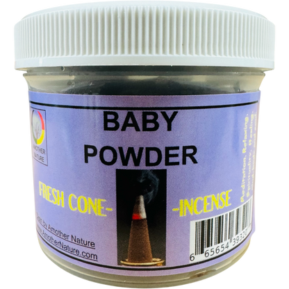 Baby Powder Cone Incense (4 Jars) @ $2.99/each