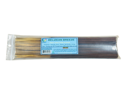 Belizean Breeze Incense -Fresh Hand Made (85-100 Sticks per Pack)- (4 Packs) @ $2.99/pack