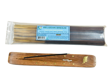 Belizean Breeze Incense -Fresh Hand Made (85-100 Sticks per Pack)- (4 Packs) @ $2.99/pack