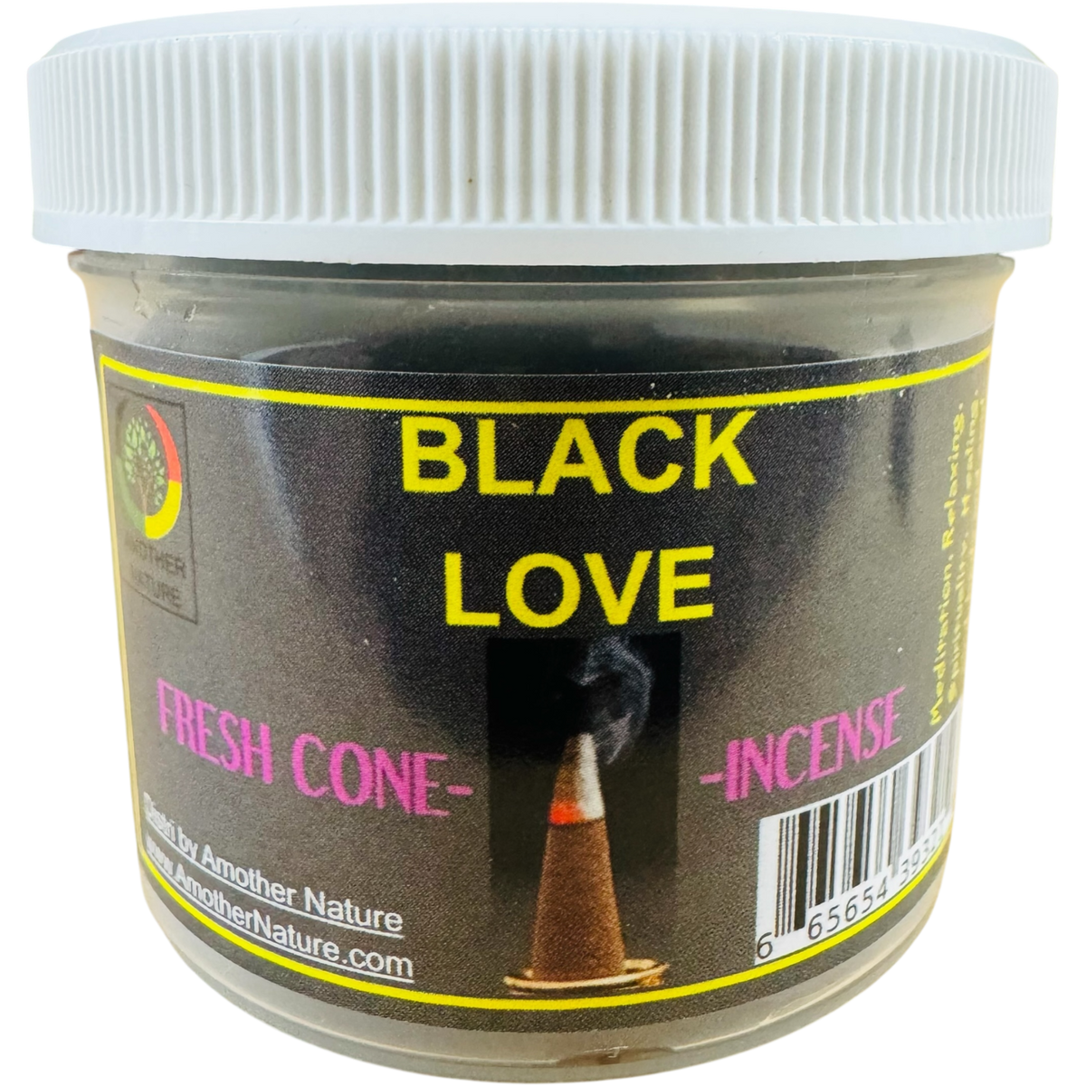 Black Love Cone Incense (4 Jars) @ $2.99/each