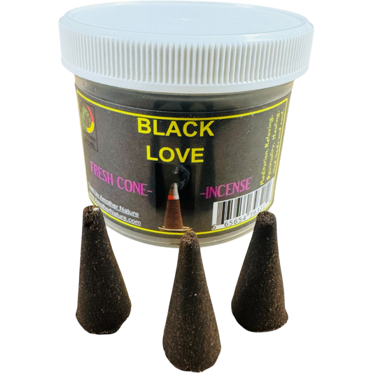 Black Love Cone Incense (4 Jars) @ $2.99/each
