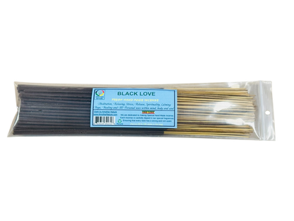 Black Love Incense -Fresh Hand Made (85-100 Sticks per Pack)- (4 Packs) @ $2.99/pack