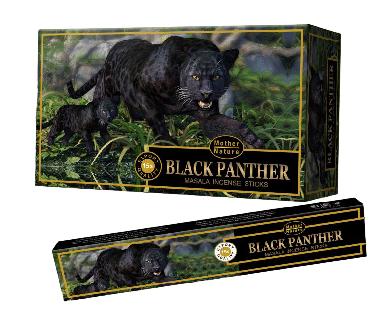 Black Panther Incense (12 Packs per Box)