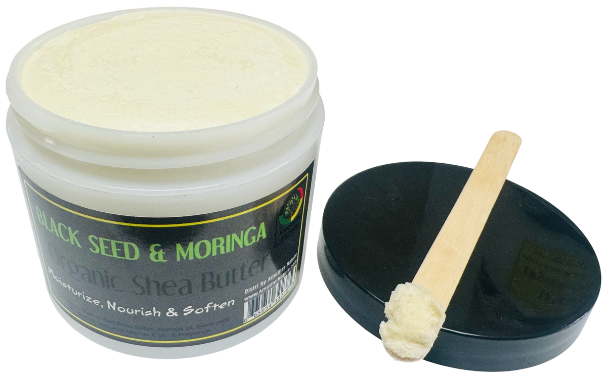 Black Seed & Moringa -Organic Shea Butter Whipped -(6 Pieces) @ $4.75/each