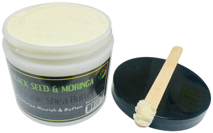 Black Seed & Moringa -Organic Shea Butter Whipped -(6 Pieces) @ $4.75/each