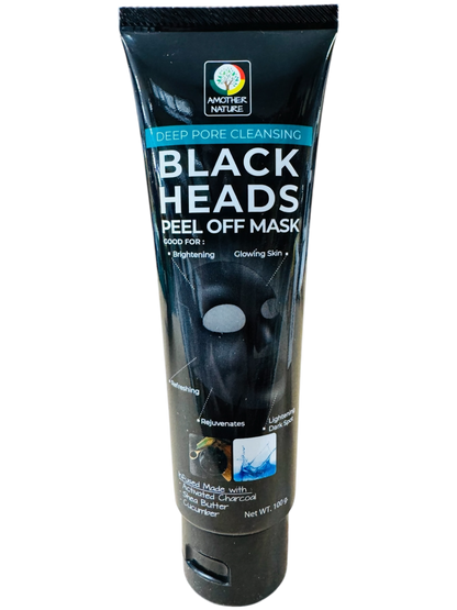 Black Heads Peel Off Mask -Infuse with Activated Charcoal, Shea Butter & Cucumber -(6 Pieces) @ $4.75/each (Copy)