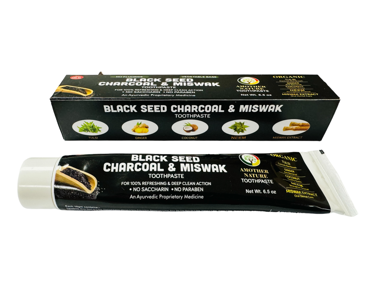 Black Seed Charcoal & Miswak Toothpaste - (12 Pieces) @ $1.99/each