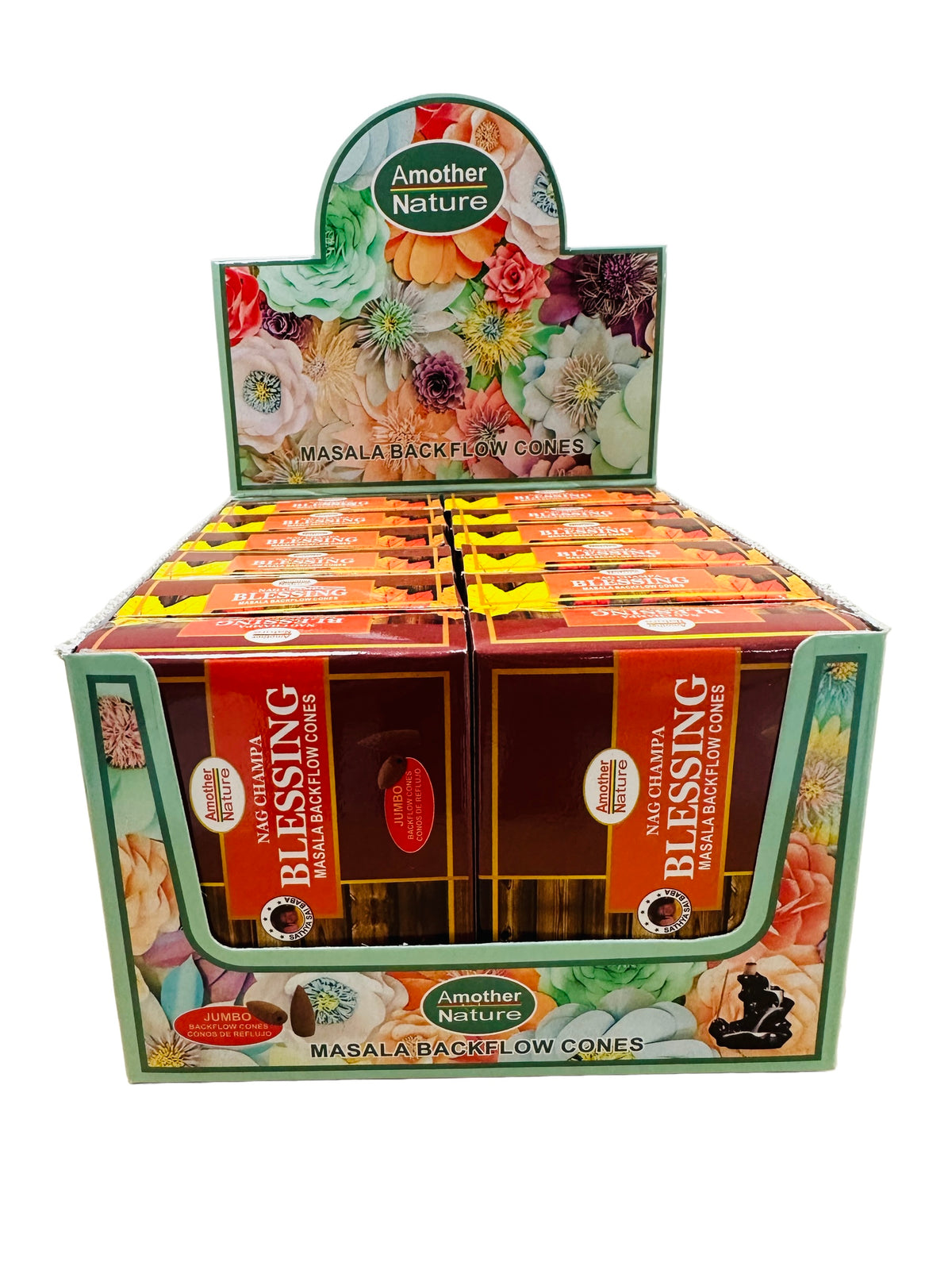 Blessing Backflow Cone Incense (12 Packs Per Box)