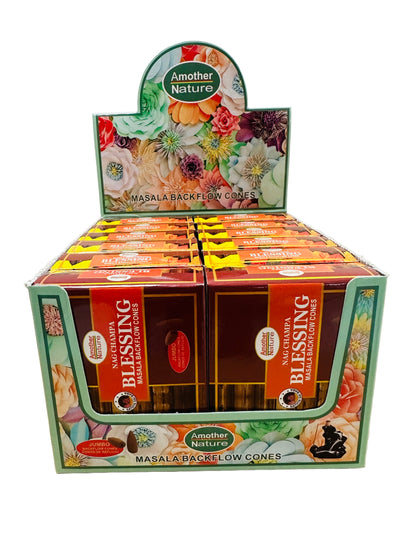 Blessing Backflow Cone Incense (12 Packs Per Box)