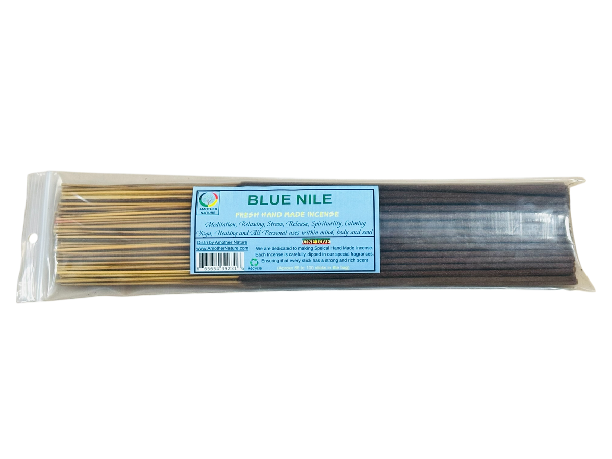 Blue Nile Incense -Fresh Hand Made (85-100 Sticks per Pack)- (4 Packs) @ $2.99/pack