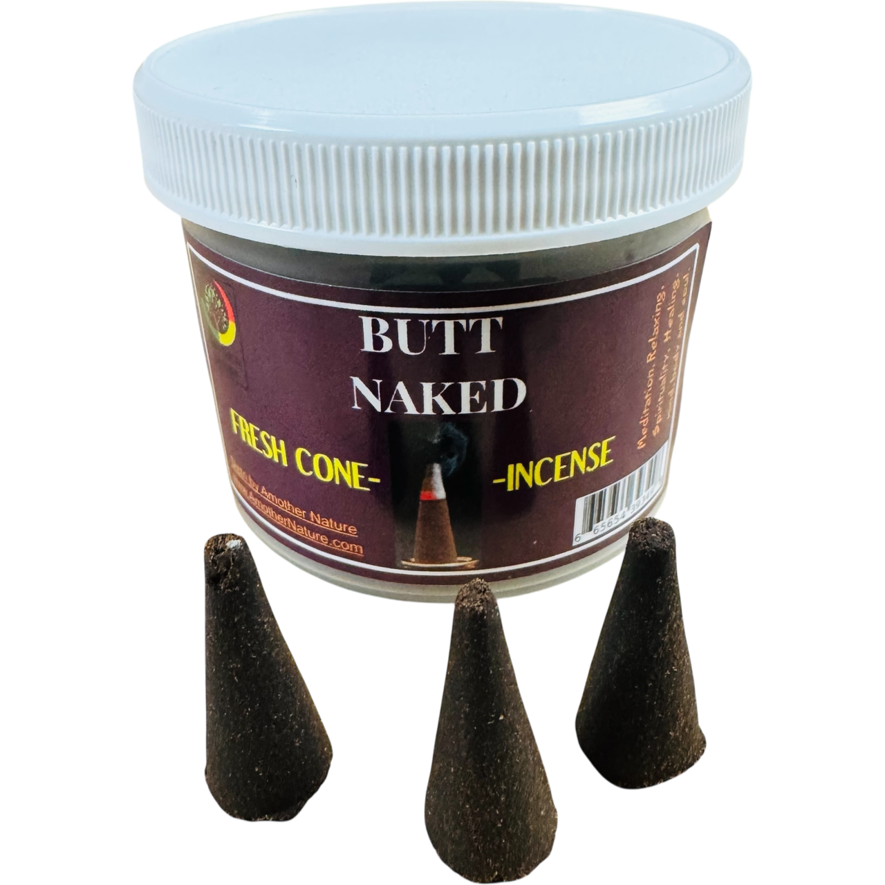 Butt Naked Cone Incense (4 Jars) @ $2.99/each