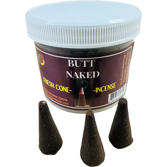 Butt Naked Cone Incense (4 Jars) @ $2.99/each