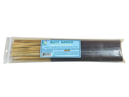 Butt Naked Incense -Fresh Hand Made (85-100 Sticks per Pack)- (4 Packs) @ $2.99/pack